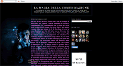 Desktop Screenshot of magiacomunicazione.blogspot.com