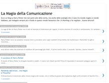 Tablet Screenshot of magiacomunicazione.blogspot.com