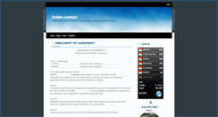 Desktop Screenshot of goldencontract.blogspot.com