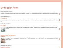 Tablet Screenshot of myrussianroots.blogspot.com