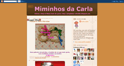 Desktop Screenshot of miminhosdacarla.blogspot.com