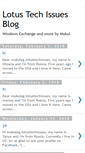 Mobile Screenshot of lotustechissues.blogspot.com