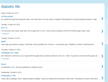 Tablet Screenshot of bwaltondiabeticlife.blogspot.com
