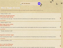 Tablet Screenshot of blackmagicsecrets.blogspot.com