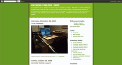 Desktop Screenshot of gatazkatabloia.blogspot.com