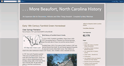Desktop Screenshot of morebeauforthistory.blogspot.com