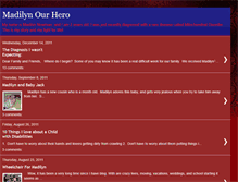 Tablet Screenshot of madilynourhero.blogspot.com