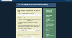 Desktop Screenshot of eco308.blogspot.com