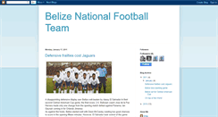 Desktop Screenshot of belizenationalfootballteam.blogspot.com