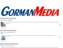 Tablet Screenshot of gormanmediablog.blogspot.com