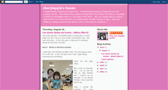 Desktop Screenshot of cheryl-apple-haven.blogspot.com