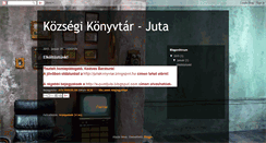 Desktop Screenshot of konyvtar-juta.blogspot.com