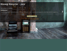 Tablet Screenshot of konyvtar-juta.blogspot.com