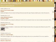 Tablet Screenshot of library-cat.blogspot.com