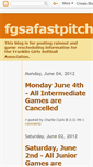 Mobile Screenshot of fgsafastpitch.blogspot.com