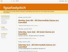 Tablet Screenshot of fgsafastpitch.blogspot.com