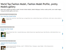 Tablet Screenshot of fashionmodelgallery.blogspot.com