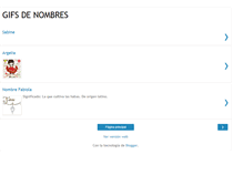 Tablet Screenshot of gifsdenombres.blogspot.com
