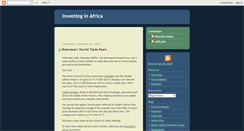 Desktop Screenshot of investinginafrica.blogspot.com