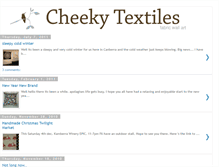 Tablet Screenshot of cheekytextiles.blogspot.com