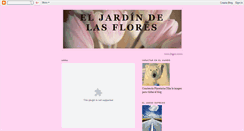 Desktop Screenshot of eljardindelasflores.blogspot.com