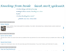 Tablet Screenshot of knockingfrominside.blogspot.com