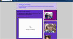 Desktop Screenshot of ananyajourney.blogspot.com