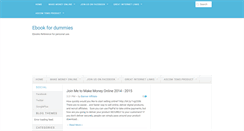 Desktop Screenshot of ebookfordummies.blogspot.com