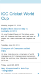 Mobile Screenshot of mycricketworldcupindia.blogspot.com