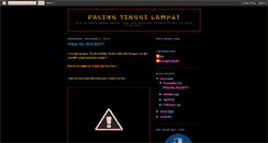Desktop Screenshot of palingtinggilampai.blogspot.com