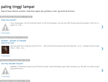 Tablet Screenshot of palingtinggilampai.blogspot.com