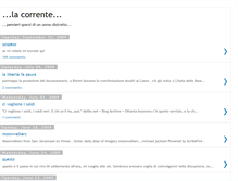Tablet Screenshot of lacorrente.blogspot.com