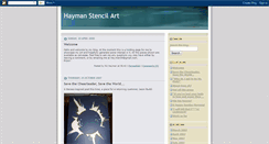 Desktop Screenshot of haymanstencilart.blogspot.com