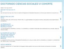 Tablet Screenshot of doctoradocienciassocialesvi.blogspot.com