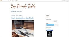 Desktop Screenshot of bigfamilytable.blogspot.com