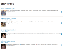 Tablet Screenshot of justattoo.blogspot.com