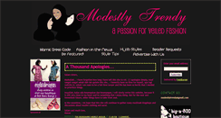 Desktop Screenshot of modestlytrendy.blogspot.com