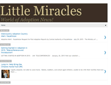 Tablet Screenshot of littlemiraclesnews.blogspot.com