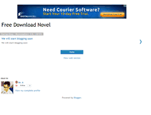 Tablet Screenshot of freedownloadnovel.blogspot.com