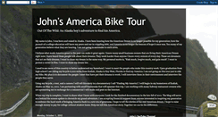 Desktop Screenshot of johnsamericabiketour.blogspot.com