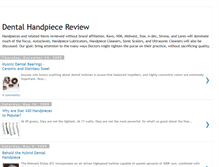 Tablet Screenshot of handpiecereview.blogspot.com