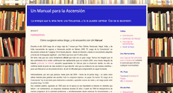 Desktop Screenshot of manual-ascension.blogspot.com