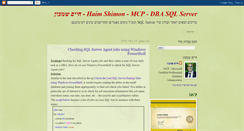 Desktop Screenshot of haimshimon.blogspot.com