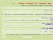 Tablet Screenshot of haimshimon.blogspot.com