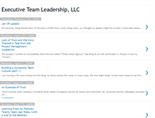 Tablet Screenshot of executiveteamleadership.blogspot.com