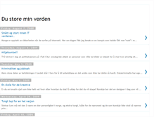 Tablet Screenshot of dustoreminverden.blogspot.com