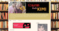 Desktop Screenshot of coretanhatikimi.blogspot.com