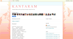 Desktop Screenshot of cantaram.blogspot.com