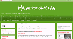 Desktop Screenshot of malachitowylas.blogspot.com