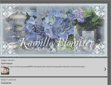 Tablet Screenshot of kamilleblomster.blogspot.com